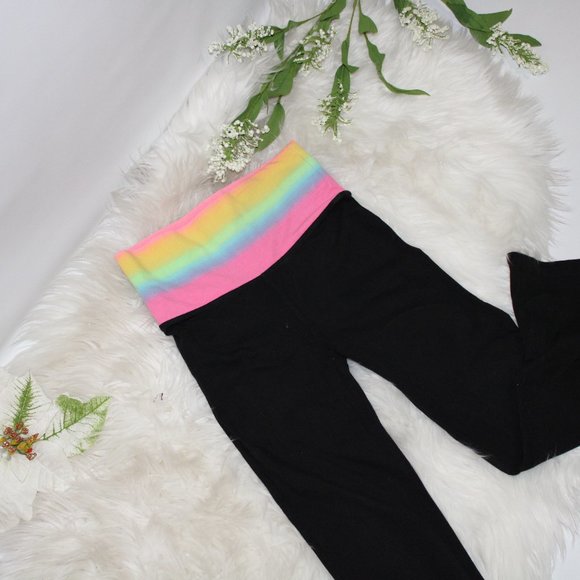 George Girl Black leggings soft pants Rainbow WB - Picture 3 of 6